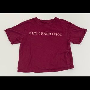 Red Athletic Crop Top